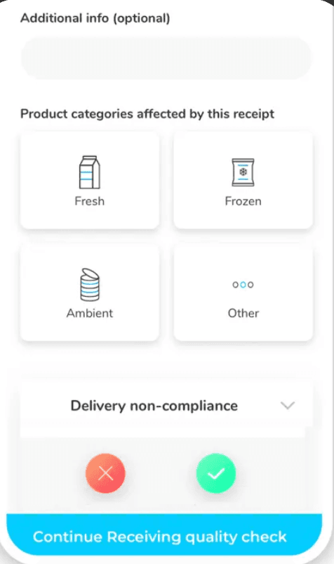 Traqfood screenshot 1